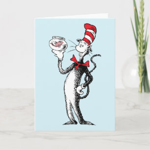 Dr. Seuss Katze im Hut & Krinklebine Karte