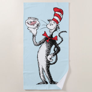 Dr. Seuss Katze im Hut & Krinklebine Strandtuch