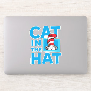 Dr. Seuss Katze im Hut-Logo Aufkleber
