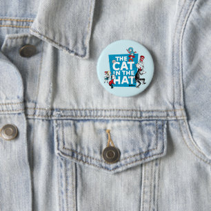 Dr. Seuss Katze im Hut-Logo - Charaktere Button