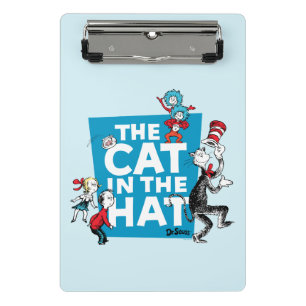 Dr. Seuss   Katze im Hut-Logo - Figuren Mini Klemmbrett