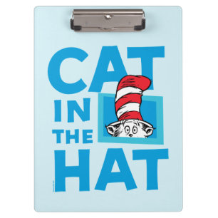 Dr. Seuss   Katze im Hut-Logo Klemmbrett