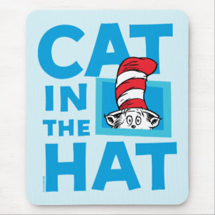 Dr. Seuss   Katze im Hut-Logo Mousepad