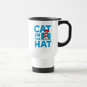 Dr. Seuss Katze im Hut-Logo Reisebecher