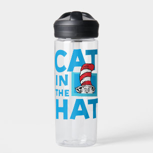 Dr. Seuss Katze im Hut-Logo Trinkflasche