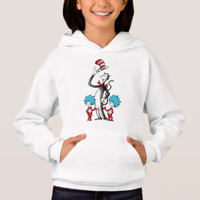 Dr. Seuss | Katze im Hut, Sache eins und Sache zwe Hoodie (Vorderseite)