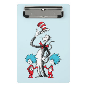 Dr. Seuss   Katze im Hut, Sache eins und Sache zwe Mini Klemmbrett