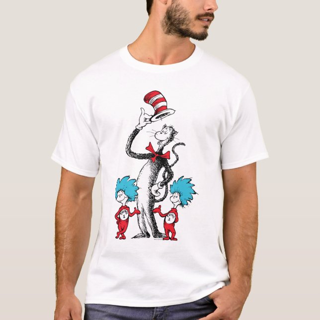 Dr. Seuss | Katze im Hut, Sache eins und Sache zwe T-Shirt (Vorderseite)