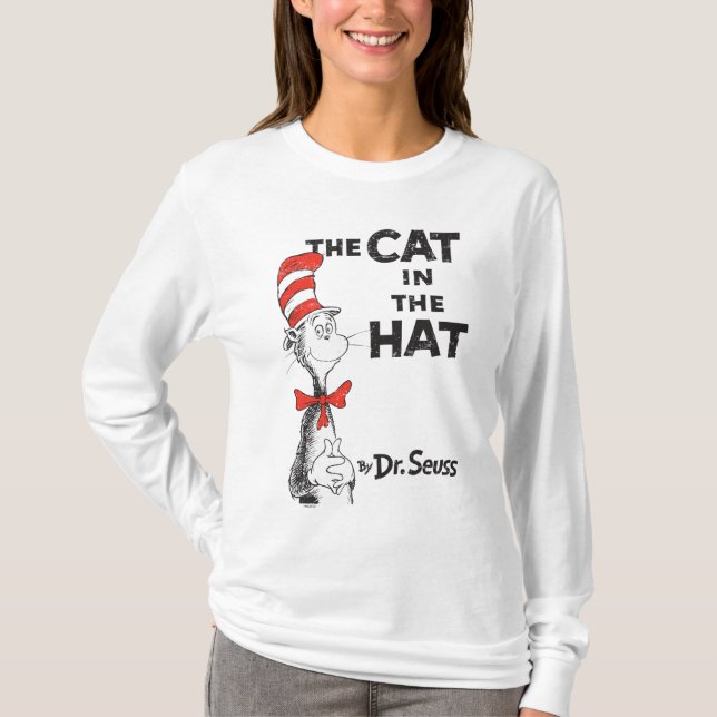 Dr. Seuss | Katze im Hutbuch T-Shirt (Vorderseite)