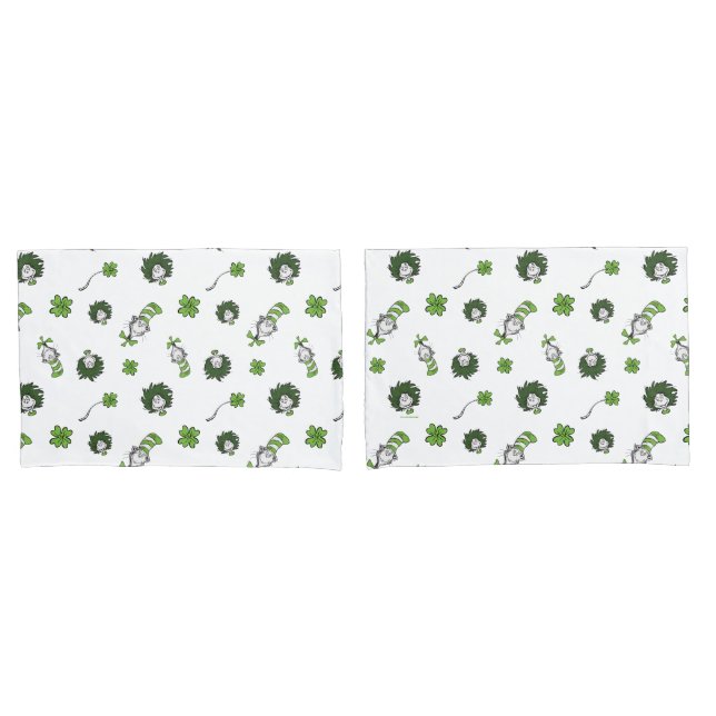 Dr. Seuss | Katze im Hutklemmmuster Kissenbezug (Vorderseite-Set)