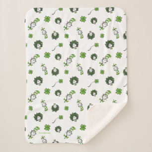 Dr. Seuss   Katze im Hutklemmmuster Sherpadecke