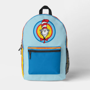 Dr. Seuss   Katze im Hutkopf-Graphic Bedruckter Rucksack