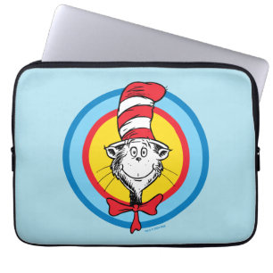 Dr. Seuss   Katze im Hutkopf-Graphic Laptopschutzhülle