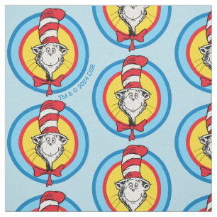Dr. Seuss   Katze im Hutkopf-Graphic Stoff