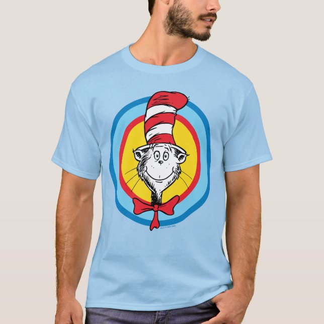 Dr. Seuss | Katze im Hutkopf-Graphic T-Shirt (Vorderseite)