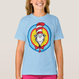 Dr. Seuss Katze im Hutkopf-Graphic T-Shirt