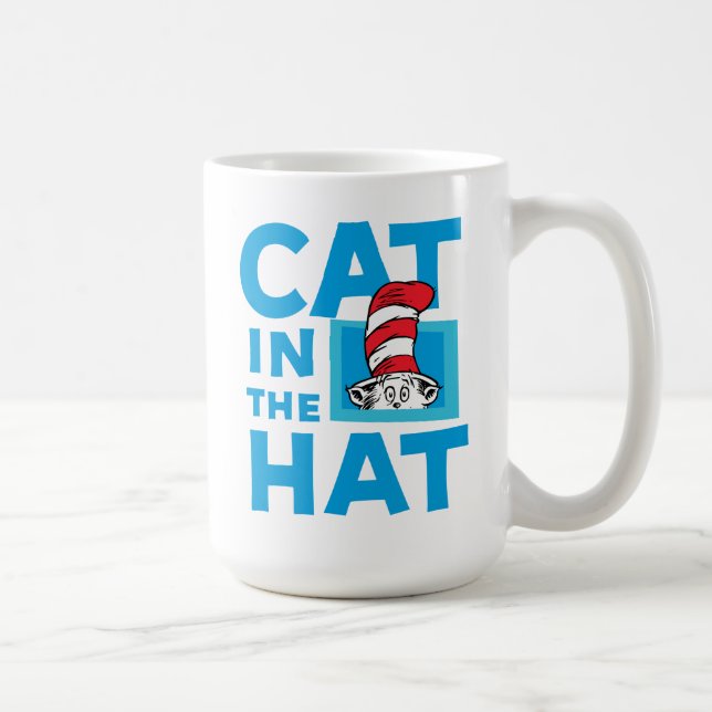 Dr. Seuss | Katze im Hutlogo Kaffeetasse (Rechts)