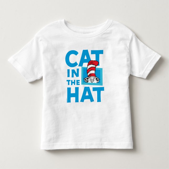 Dr. Seuss | Katze im Hutlogo Kleinkind T-shirt (Vorderseite)