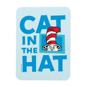 Dr. Seuss   Katze im Hutlogo Magnet