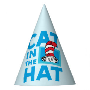 Dr. Seuss Katze im Hutlogo Partyhütchen