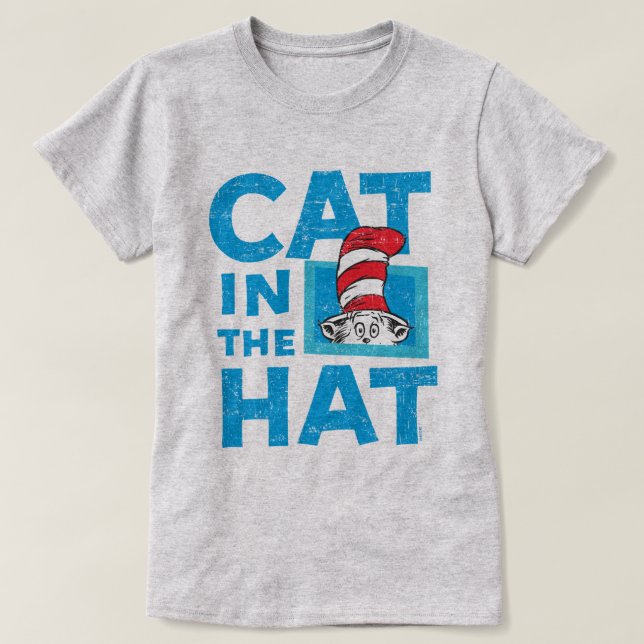 Dr. Seuss | Katze im Hutlogo T-Shirt (Design vorne)