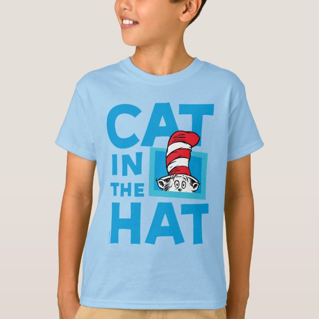 Dr. Seuss | Katze im Hutlogo T-Shirt (Vorderseite)
