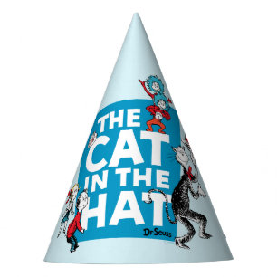 Dr. Seuss Katze im Hutlogo - Zeichen Partyhütchen