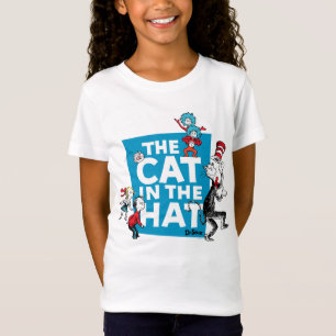 Dr. Seuss Katze im Hutlogo - Zeichen T-Shirt