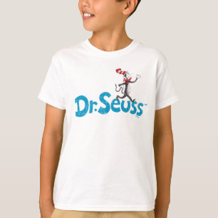 Dr. Seuss   Katze im Vintagen Hutlogo T-Shirt