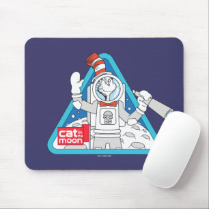 Dr. Seuss   Katze im Weltraum im Mond Mousepad