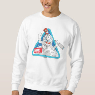 Dr. Seuss Katze im Weltraum im Mond Sweatshirt