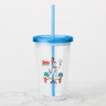 Dr. Seuss | Katze in der Hat Seuss Science Acryltrinkbecher<br><div class="desc">Karo Cat im Hut,  der einen Kolben hochhält,  um mit Labrador Tech 1 und Labrador Tech 2 zu arbeiten!</div>