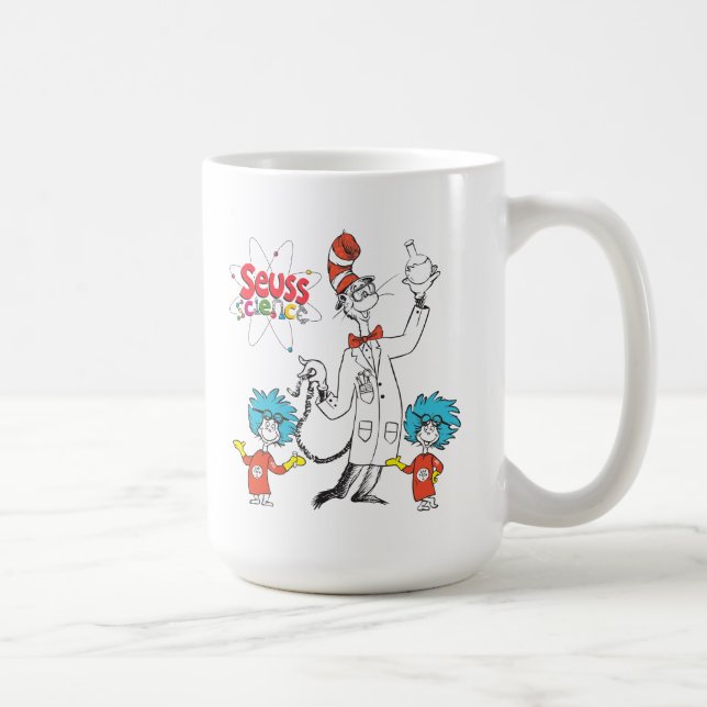 Dr. Seuss | Katze in der Hat Seuss Science Kaffeetasse (Rechts)