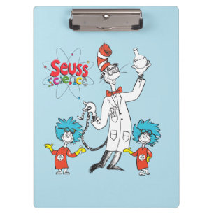 Dr. Seuss   Katze in der Hat Seuss Science Klemmbrett