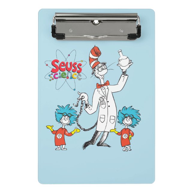 Dr. Seuss | Katze in der Hat Seuss Science Mini Klemmbrett (Vorderseite)
