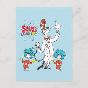 Dr. Seuss   Katze in der Hat Seuss Science Postkarte