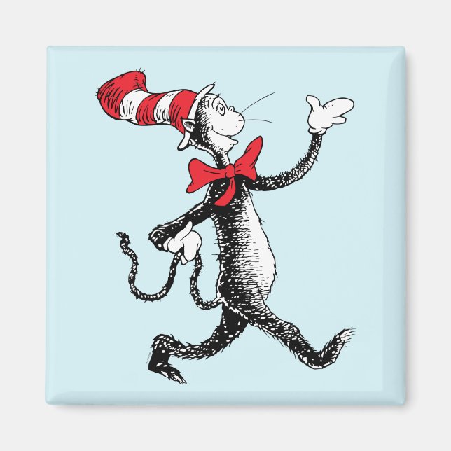 Dr. Seuss | Katze in der Hutkatze Magnet (Vorne)