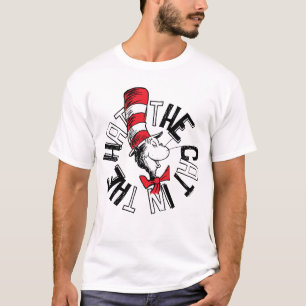 Dr. Seuss   Katze in der Hutrunde Art T-Shirt