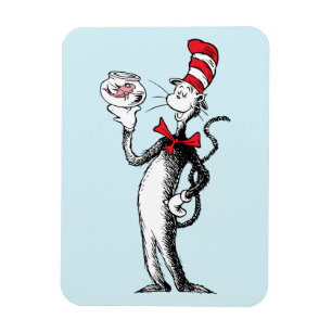 Dr. Seuss Katze in Hut und Krinklebine Magnet