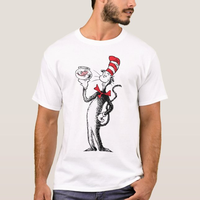 Dr. Seuss | Katze in Hut und Krinklebine T-Shirt (Vorderseite)