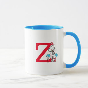 Dr. Seuss Katze mit Hut, Ding Eins Monogramm Z Tasse