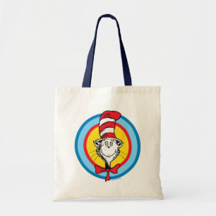 Dr. Seuss   Katze mit Hut Kopf Grafik Tragetasche