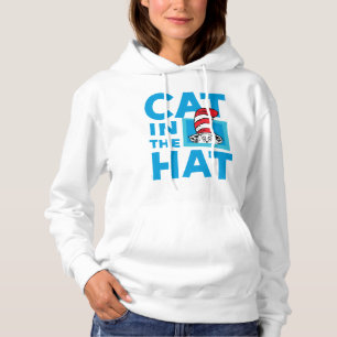 Dr. Seuss Katze mit Hut Logo Hoodie