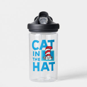 Dr. Seuss Katze mit Hut Logo Trinkflasche