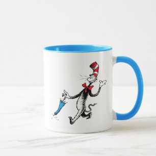 Dr. Seuss   Katze mit Hut Regenschirm Spaziergang Tasse
