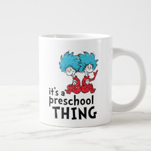 Dr. Seuss   Lehrer Es ist eine Vorschulangelegenhe Jumbo-Tasse
