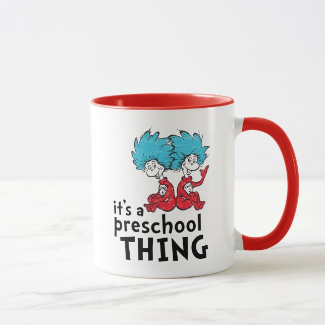 Dr. Seuss | Lehrer Es ist eine Vorschulangelegenhe Tasse (Rechts)