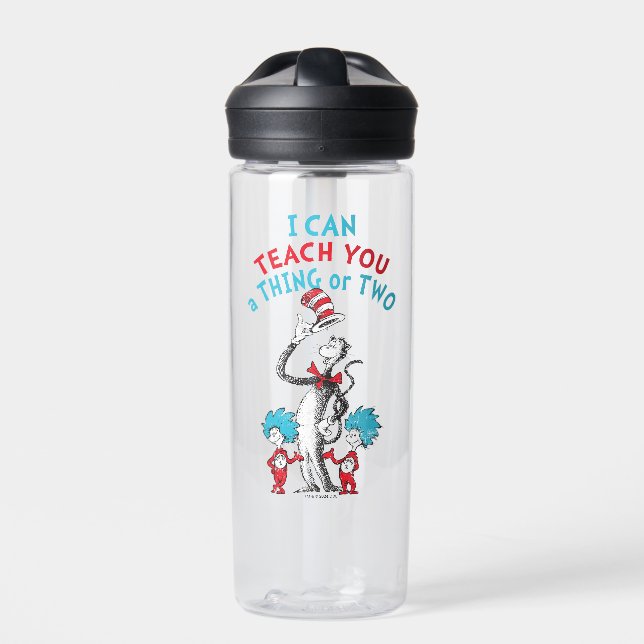 Dr. Seuss | Lehrer, ich kann dir ein oder zwei Din Trinkflasche (Vorderseite)