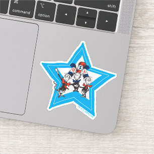 Dr. Seuss   Little Cats USA Hats Graphic Aufkleber