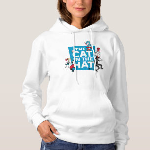 Dr. Seuss   Logo der Katze im Hut - Figuren Hoodie